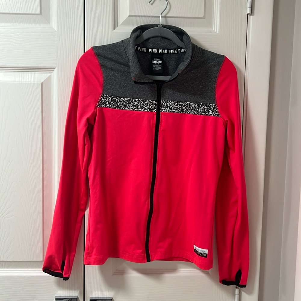 VS pink workout jacket